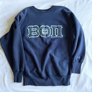 Vintage 90s Champion Reverse Weave Sweatshirt Hoodie Letters XL USA University